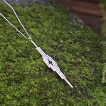 Cargar imagen en el visor de la galería, Llengues colgante fino cadena larga